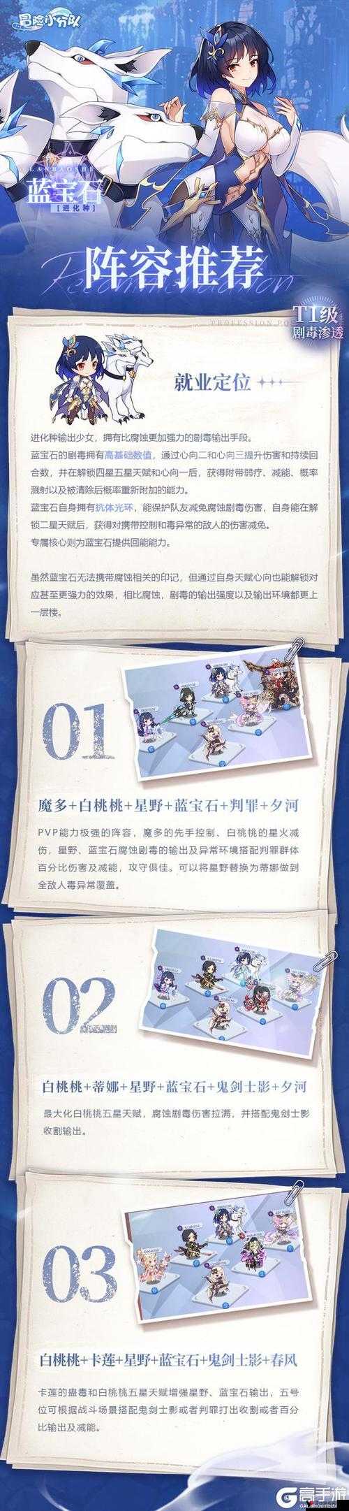 冒险小分队蓝宝石觉醒效果一览