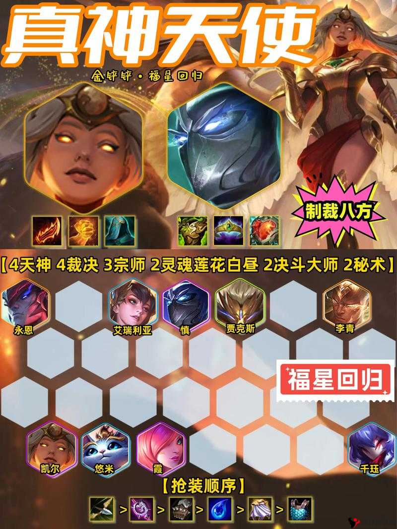 金铲铲之战天神阵容玩法攻略