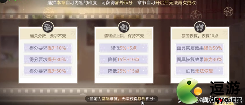 绝对演绎演员自习室难度选择建议
