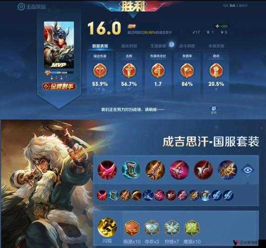 王者荣耀S8成吉思汗怎么出装,S8赛季成吉思汗出装攻略