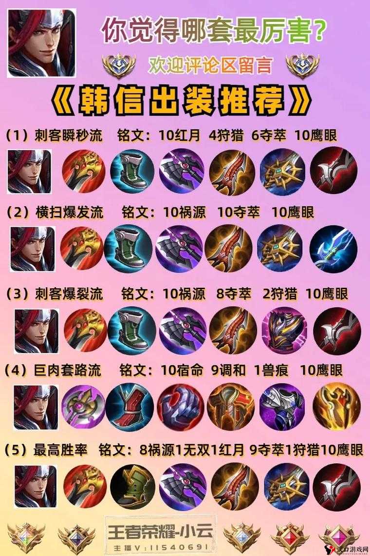 王者荣耀S8韩信出装攻略,S8赛季韩信怎么出装厉害