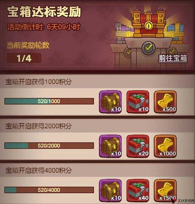 咸鱼之王宝箱积分活动攻略,资源管理的艺术