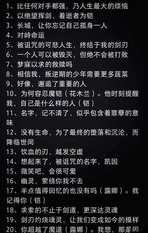 王者荣耀铠台词介绍