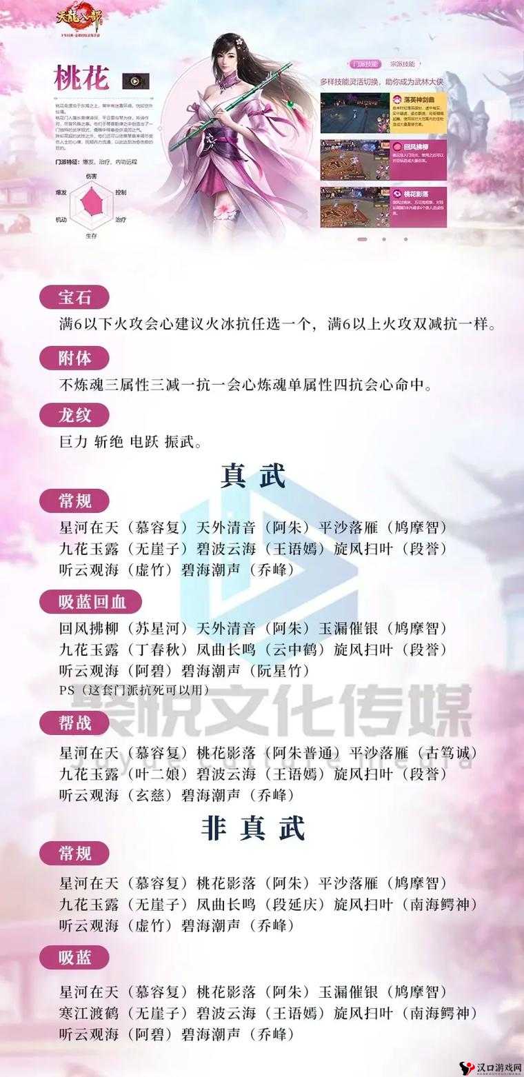 天龙八部手游八门金锁技能指点英雄全解析
