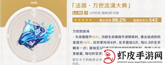 原神万世流涌大典适合角色一览