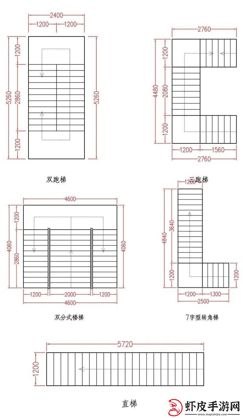 楼梯间进深尺寸
