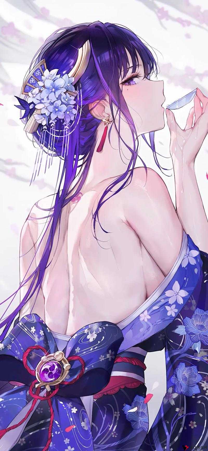 雷电将军 N 开襟乳液狂飙:战斗中的绝美与力量