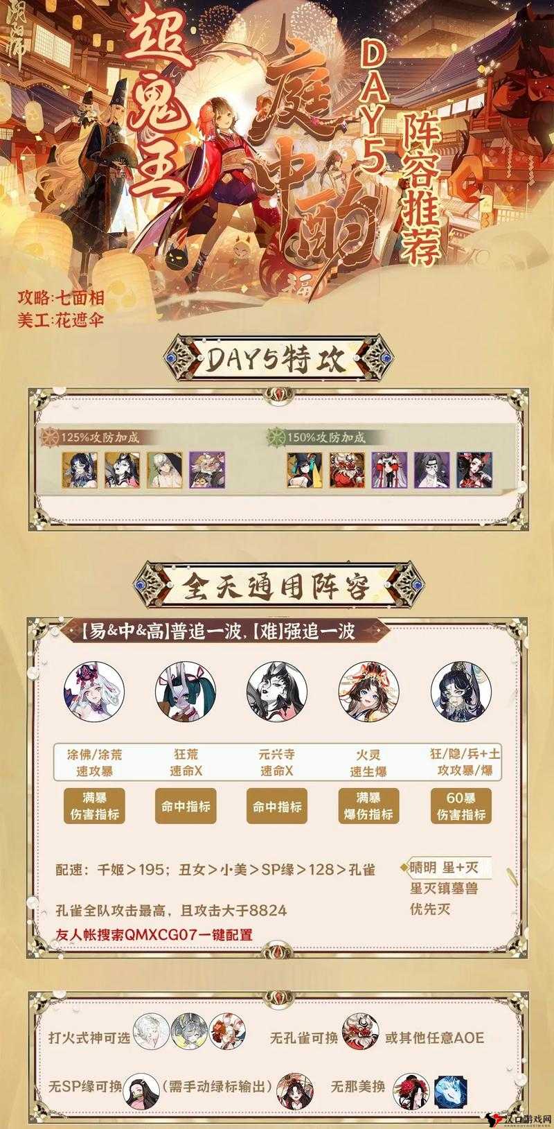 阴阳师百鬼弈第四周阵容推荐,一波流阵容快速上分