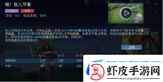 决胜巅峰佐儿技能介绍