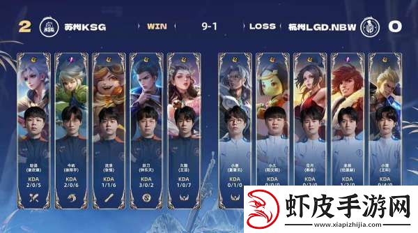 苏州KSG20杭州LGD完美运营行云流水苏州KSG再下一城