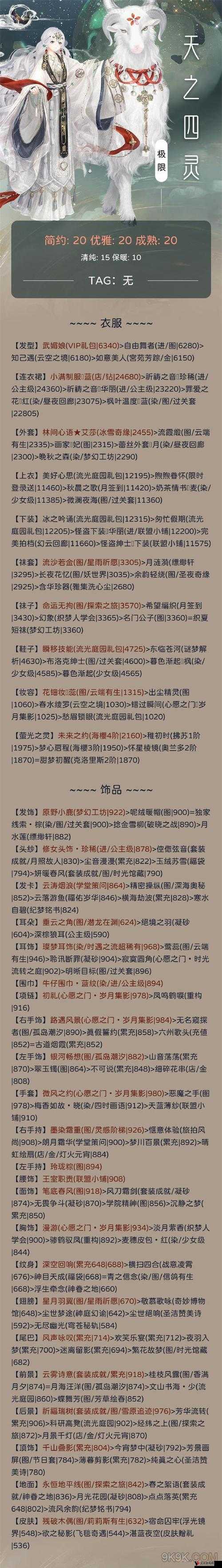 奇迹暖暖遥望繁星缀夜空搭配攻略