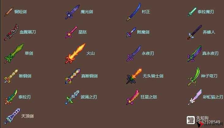 泰拉瑞亚手机版棒棒糖剑怎么得?ID及获得方式介绍