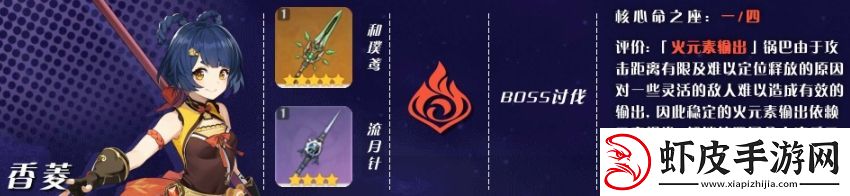 原神香菱人物技能怎么样香菱人物图鉴一览