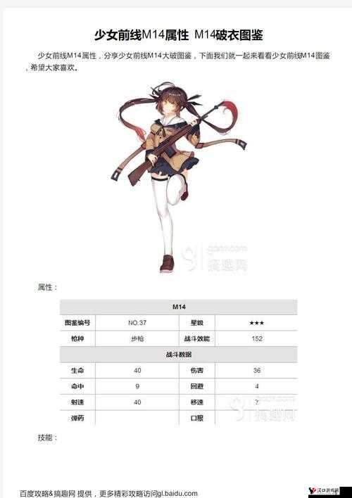 少女前线蝎式制造公式揭秘与大破立绘属性图鉴