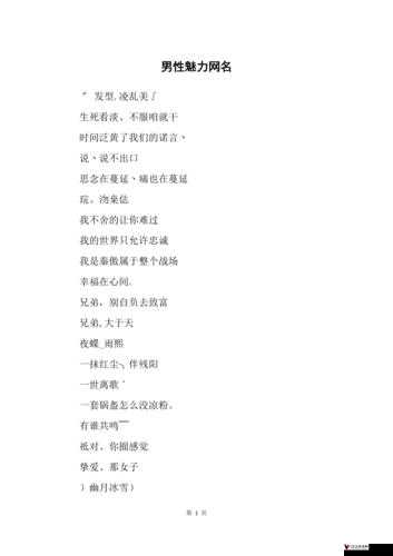 17c 最新网名相关:独特魅力彰显非凡风采