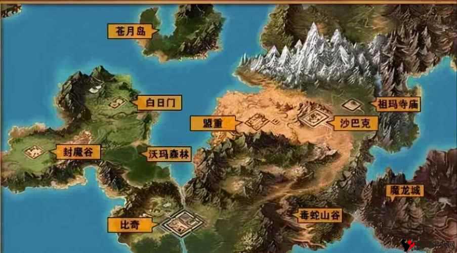 热血传奇手机版银杏山谷怎么样?银杏山谷地图解析