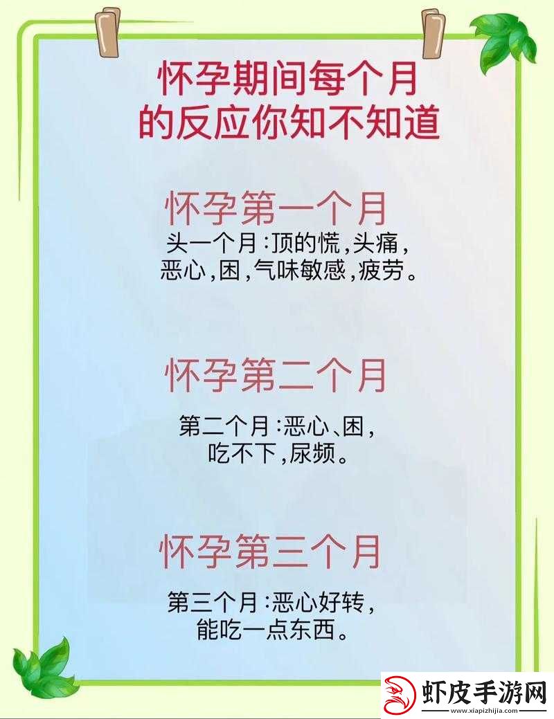 怀孕多久会有反应这些你必须知道的事儿