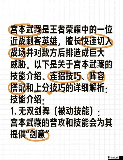 王者荣耀宫本武藏打野攻略,高效管理与实战技巧
