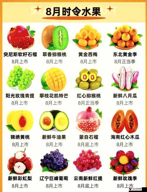 香蕉樱桃水蜜桃猕猴桃菠萝的缤纷美味盛宴