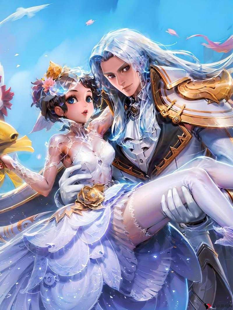 王者荣耀小乔纯白花嫁皮肤,梦幻婚典的浪漫诠释