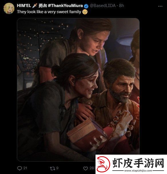 顽皮狗圣诞贺图再引怒火!美末三主角看起来像一家人