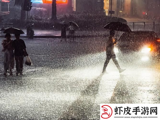 “雨天车站避雨秀