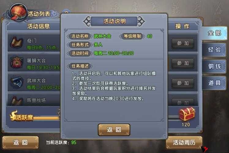 倚天屠龙记手游奇门副本攻略,资源管理、高效技巧与避免浪费