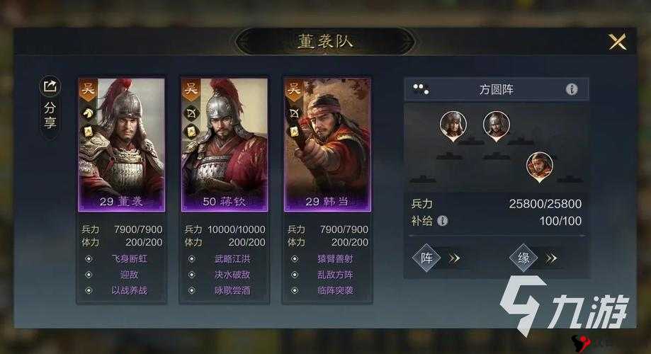 武圣关云长与虎痴许褚,最强阵容搭配攻略