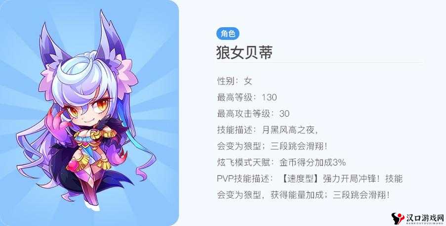 天天酷跑狼女贝蒂和猫小魅哪个好?女性角色属性对比