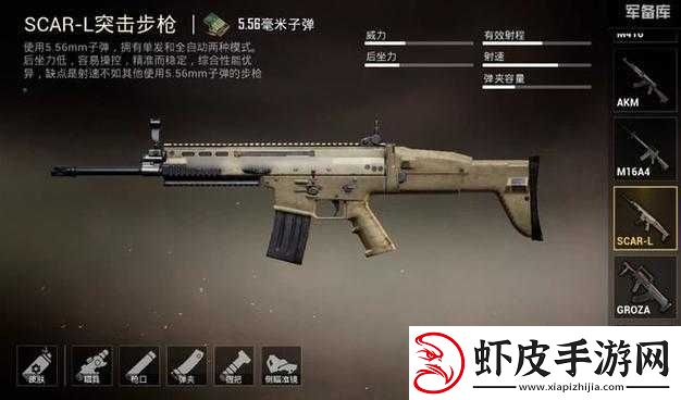 和平精英突击步枪排行榜