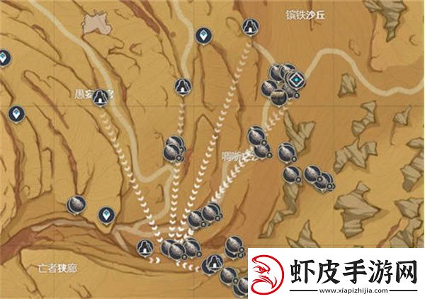 原神沙脂蛹最快收集路线