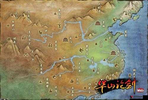 《剑侠情缘移动版》全球版图首度揭秘:世界地图全景浮出水面,探索武侠江湖新纪元