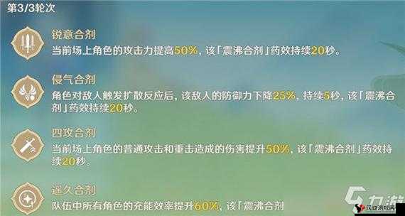 原神合剂演进第关攻略全解析：掌握技巧，轻松过关