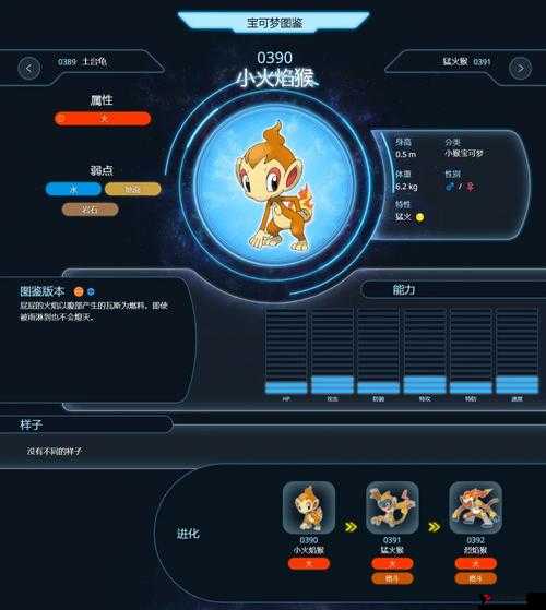 口袋妖怪复刻猛火猴种族值介绍,全面解析猛火猴的实力