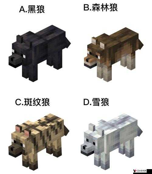 我的世界狼图鉴,狼属性详解