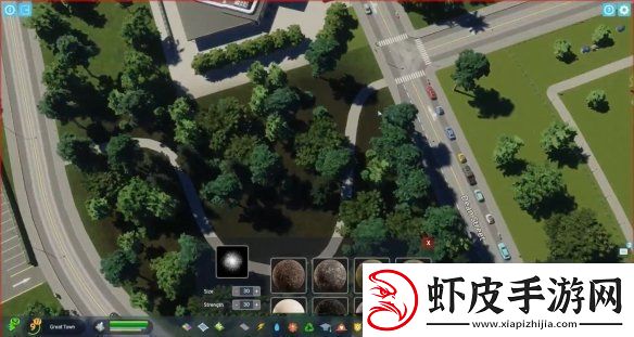 在城市