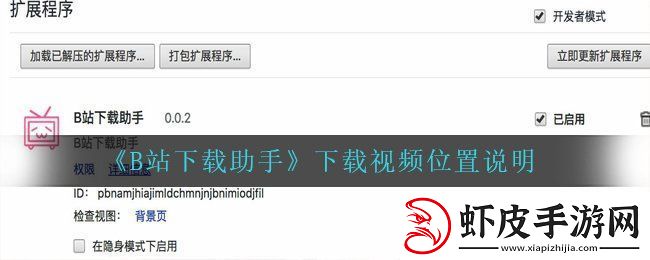 B站下载助手下载的视频在哪里