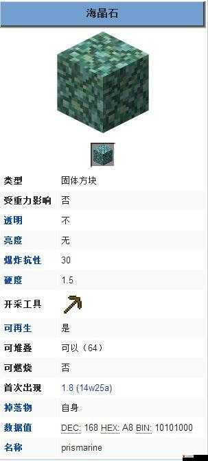 我的世界海晶石怎么获得,海晶石合成制作攻略