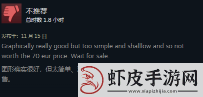 乐高地平线Steam褒贬不一