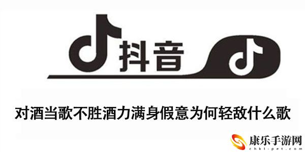 对酒当歌不胜酒力满身假意为何轻敌什么歌