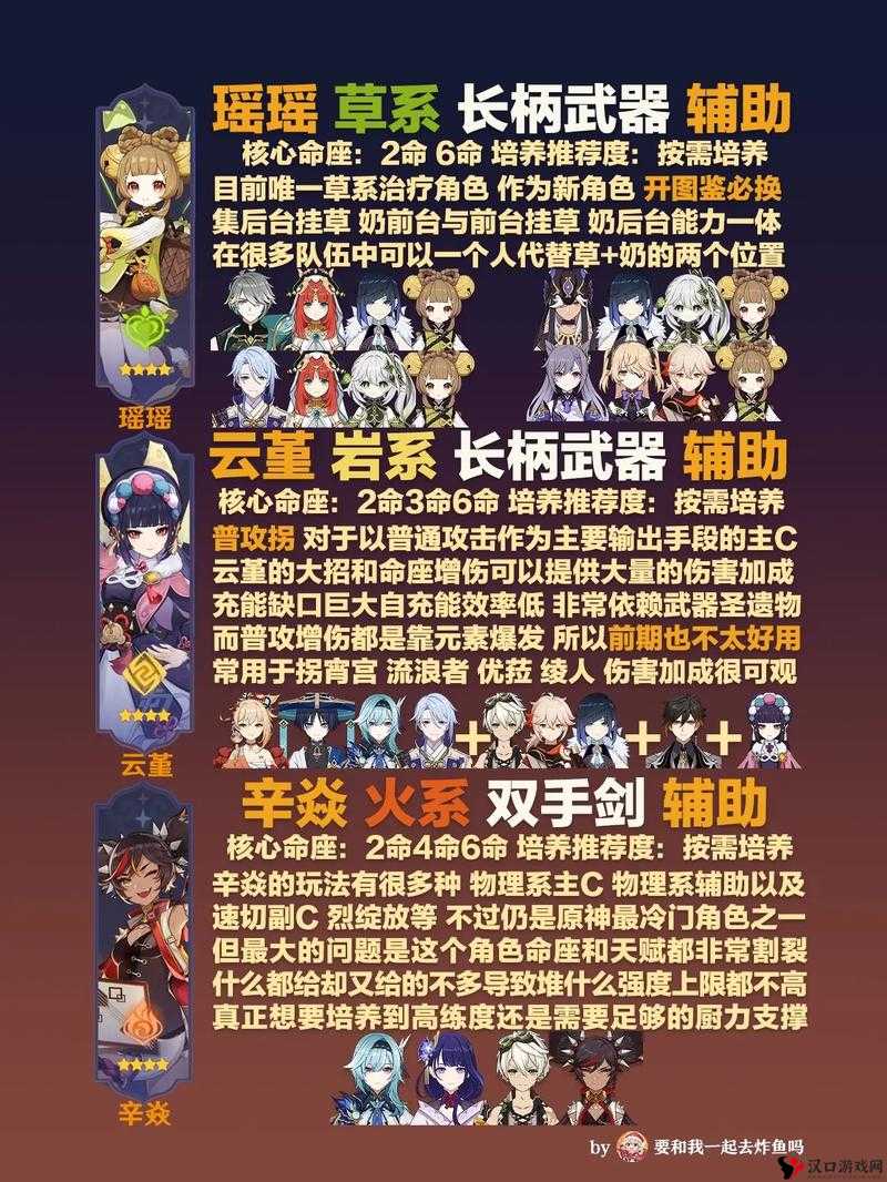 原神3.4四星角色自选推荐,原神3.4四星角色八选一选哪个