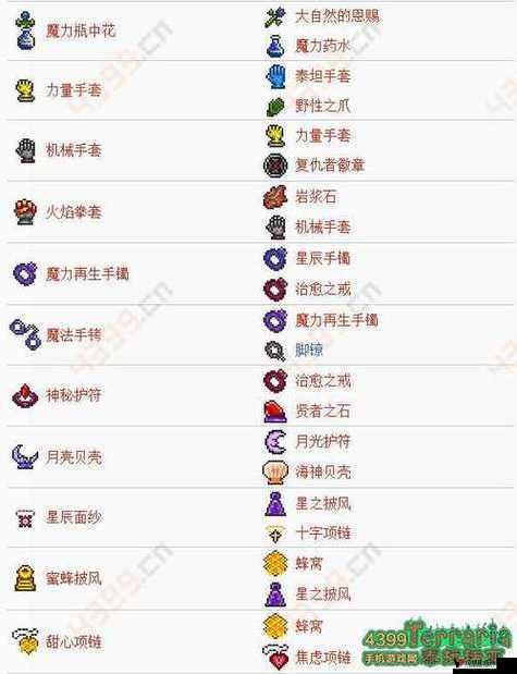 泰拉瑞亚召唤师毕业首饰推荐与一览