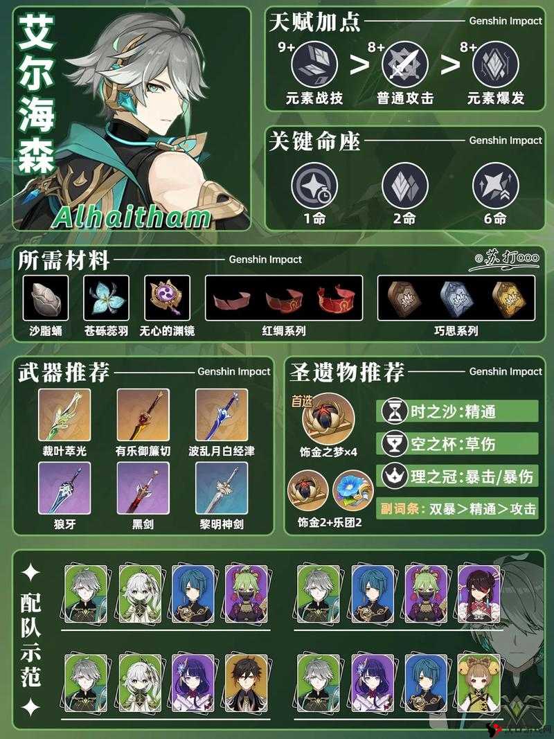原神艾尔海森传说任务宝箱全收集秘籍