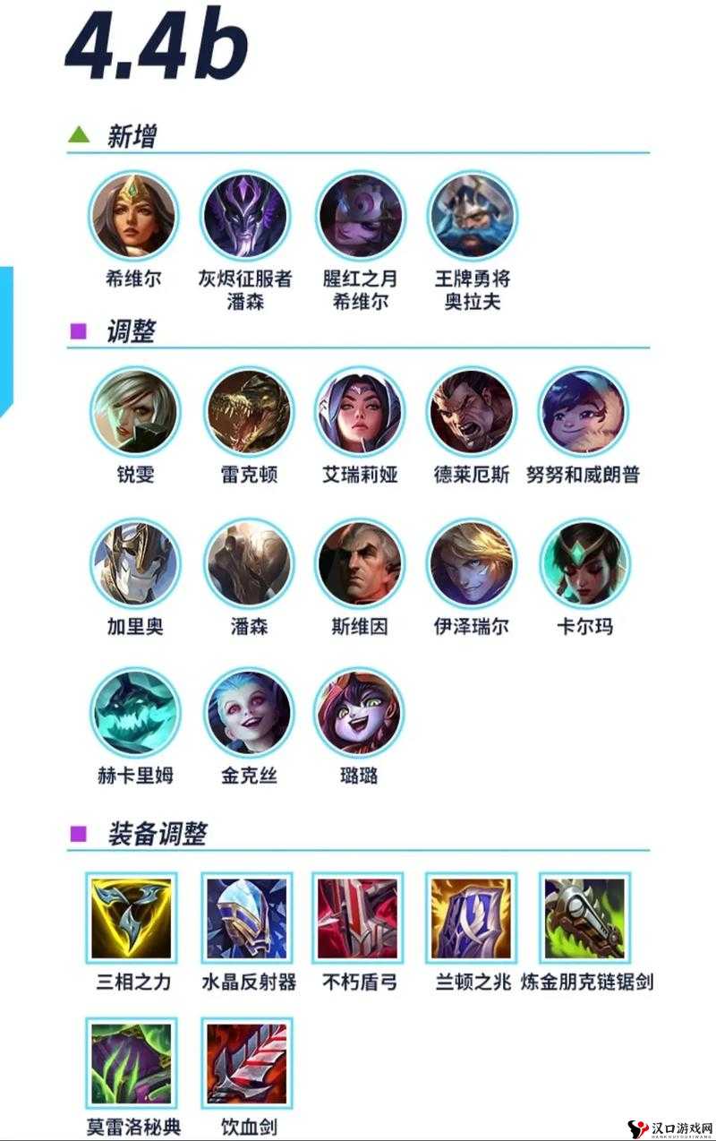 英雄联盟手游4.0b版本更新公告及内容汇总攻略