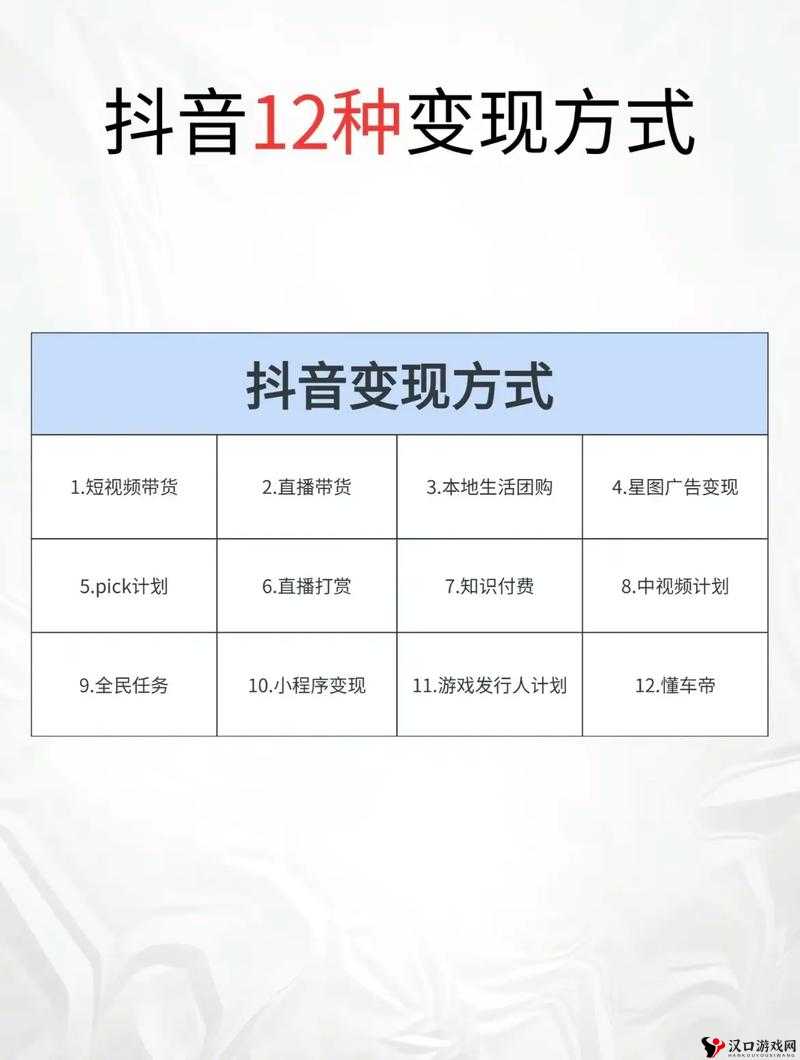 抖音怎么赚钱?抖音赚钱方法介绍