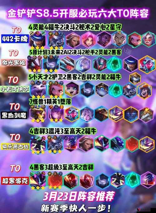 金铲铲之战s8.5超英卢锡安阵容玩法